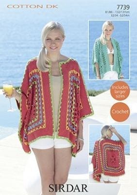 Pattern - Crochet - Kimono Jacket - 7739